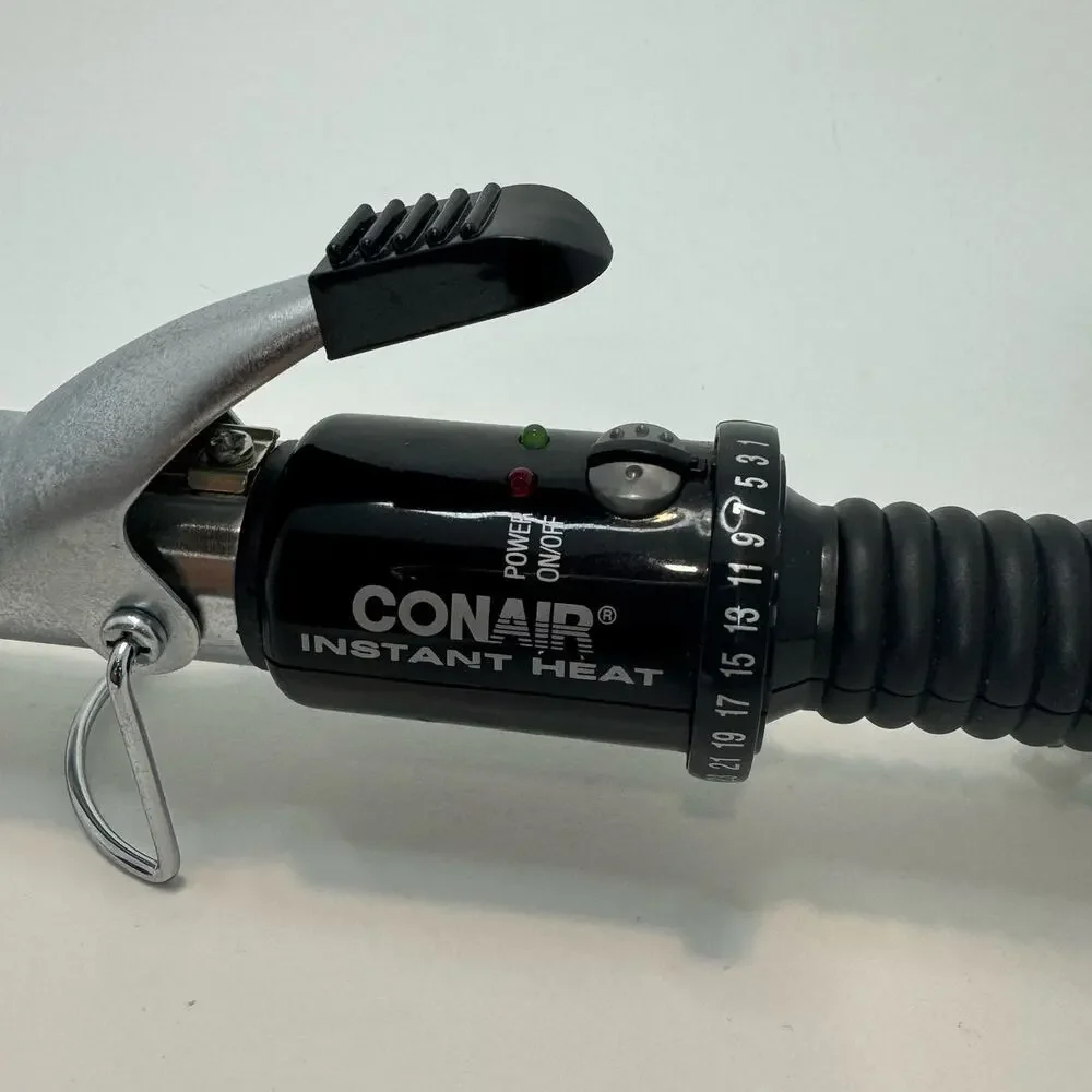 CONAIR Instant Heat Curling Iron 25 Heat Settings Turbo Heat Model CD87W